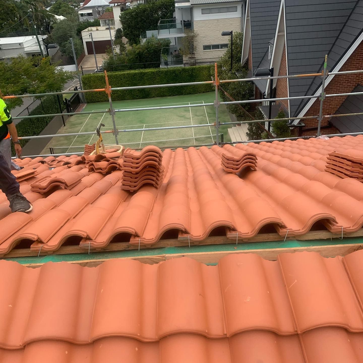 Ridge cap pointing Brisbane