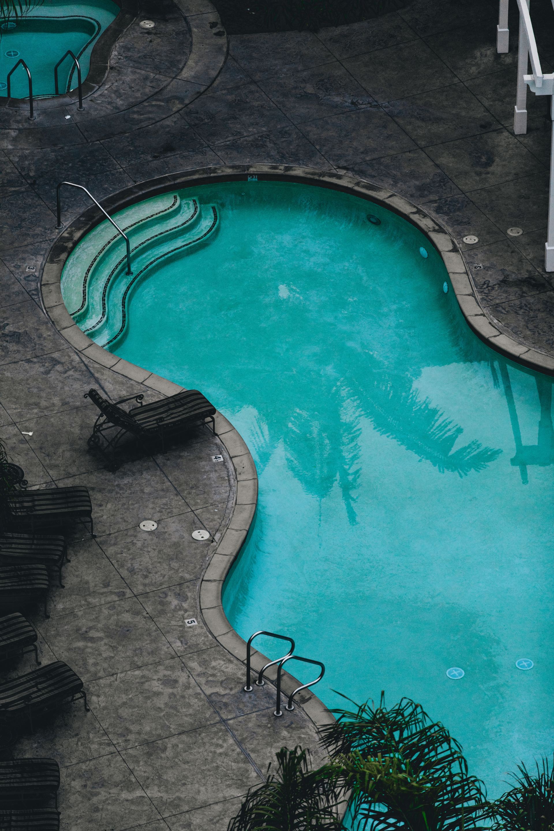Aerial View of In-Ground Swimming Pool in Albany, NY