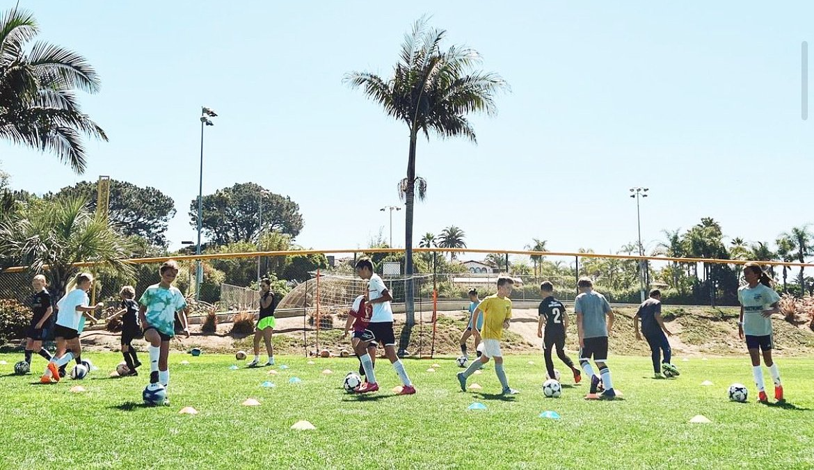 Soccer players in Encinitas