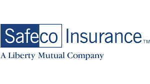 An american reliable insurance company logo on a blue background