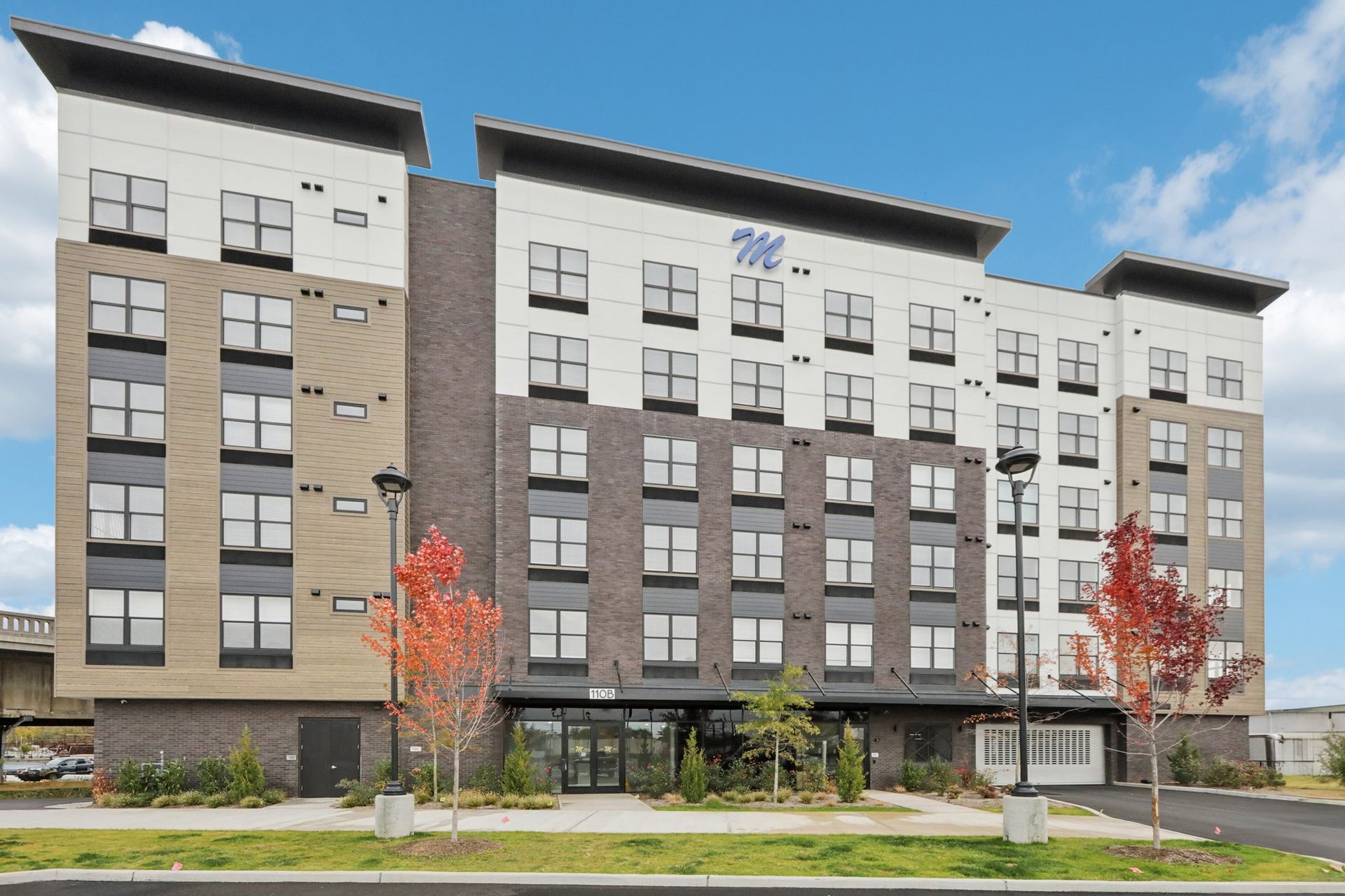 Meridia Little Ferry luxury apartments building facade, Little Ferry New Jersey