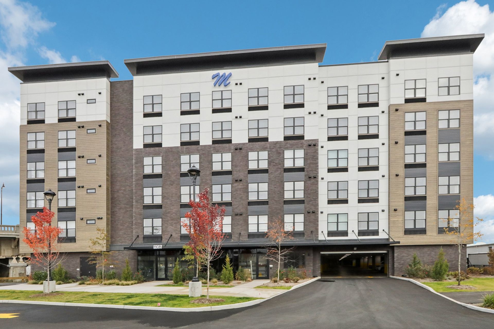 Exterior of Meridia Little Ferry luxury apartment building in Little Ferry NJ