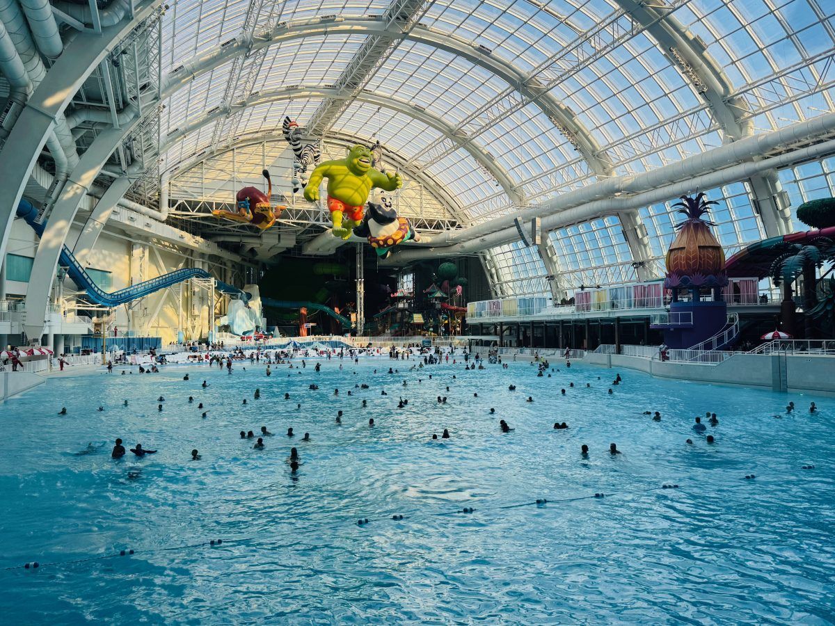 American Dream Mall entertainment center near Meridia Little Ferry apartments in NJ