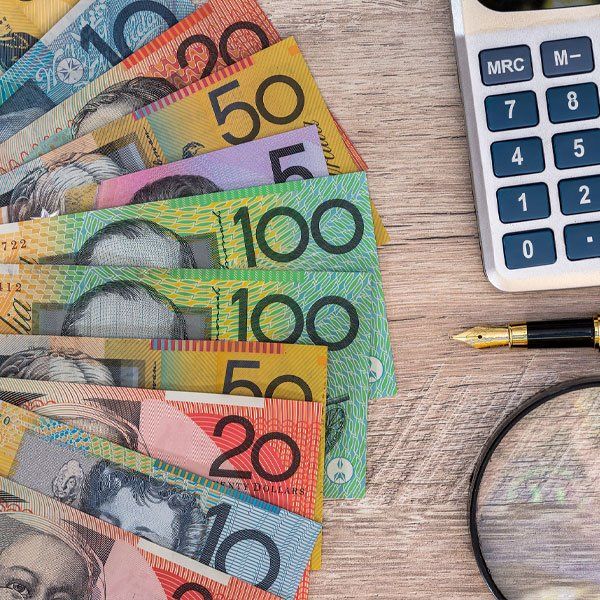 Australian Dollars with Calculator — Geelong West, Vic — Geelong Finance Company