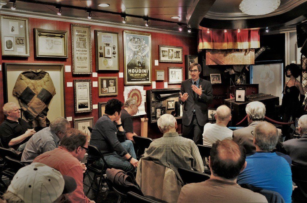 The author, Gary Ferrar, lecturing for SAM #1