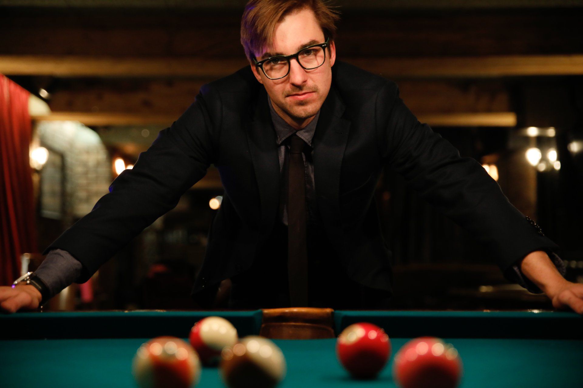 Gary Ferrar at Pool Table
