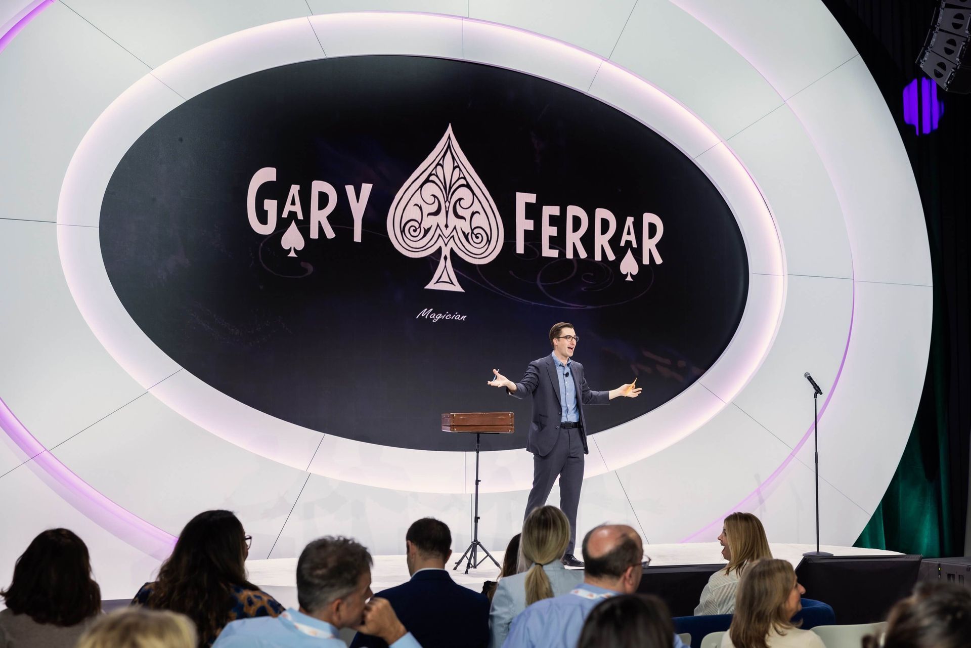 Stage show for a large conference