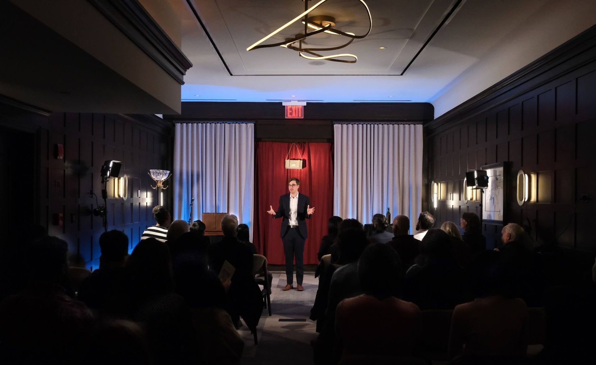 Opening night of the new magic show