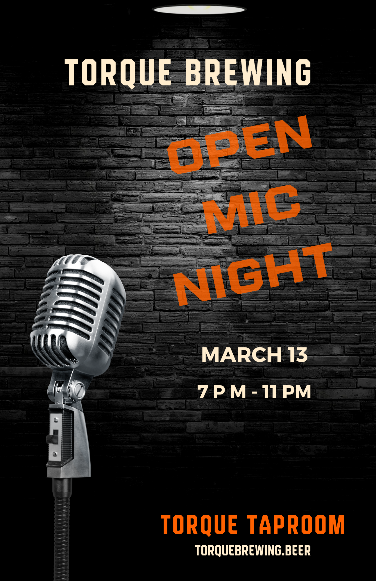 open mic poster