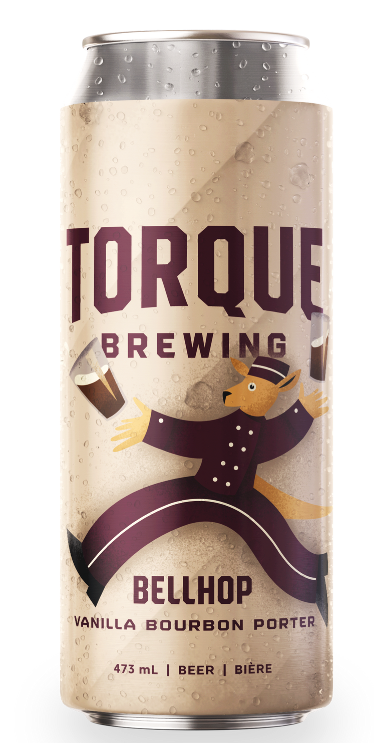 a can of bellhop vanilla bourbon porter
