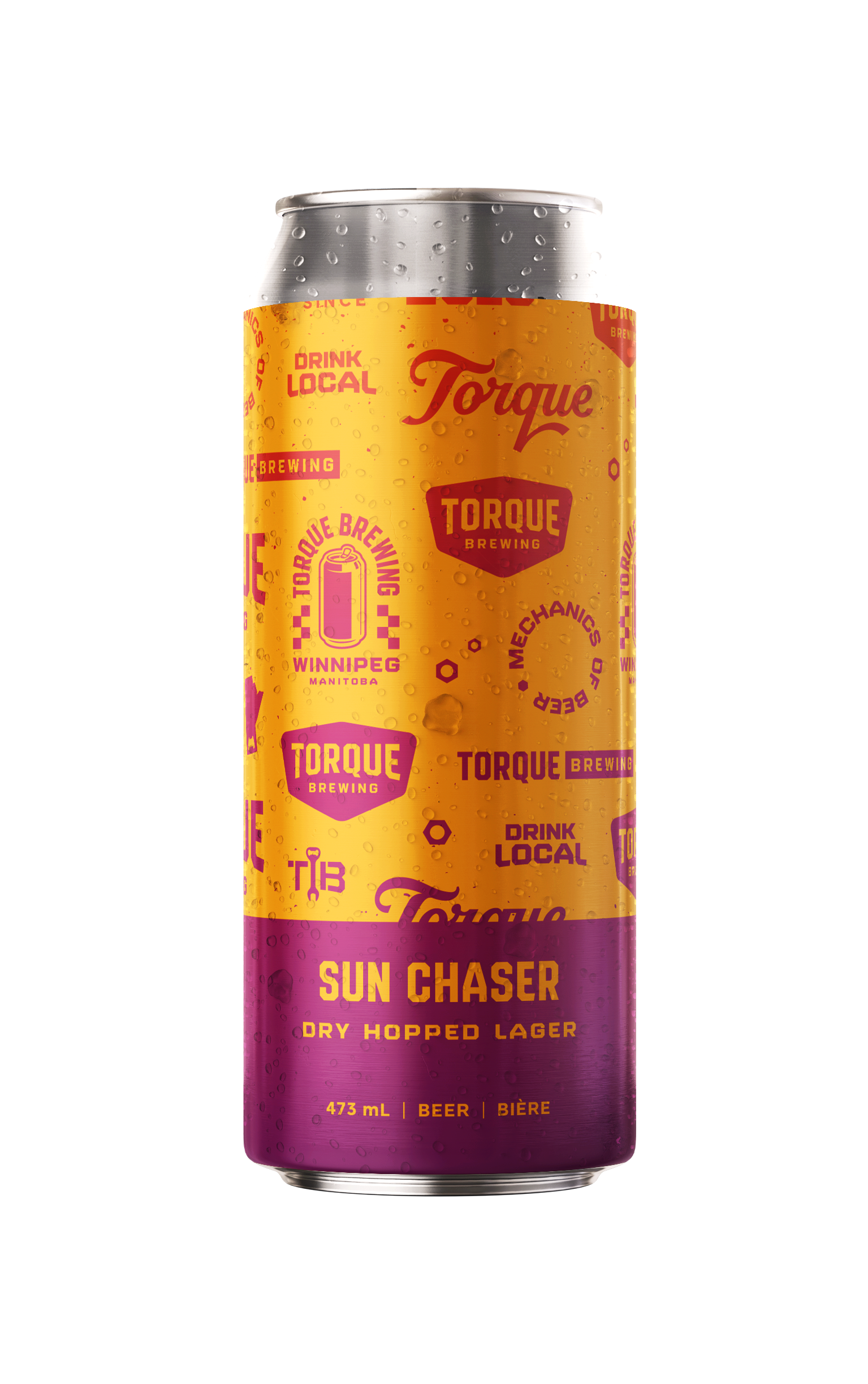 A can of torque brewing road trip hazy pale ale
