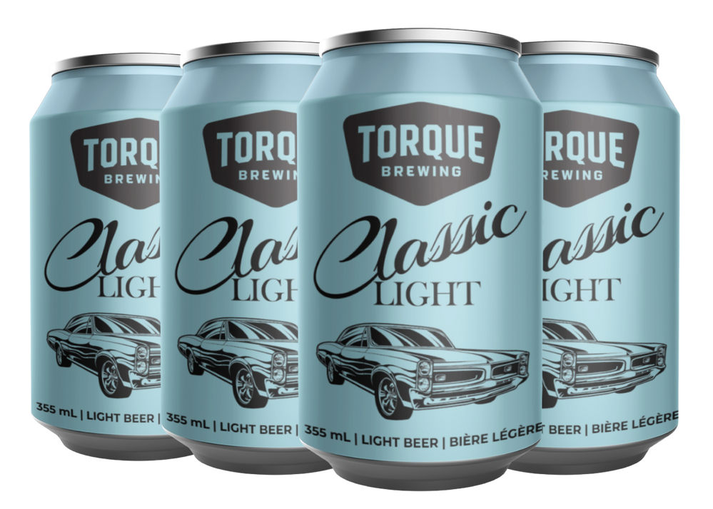 355ml cans of classic light lager