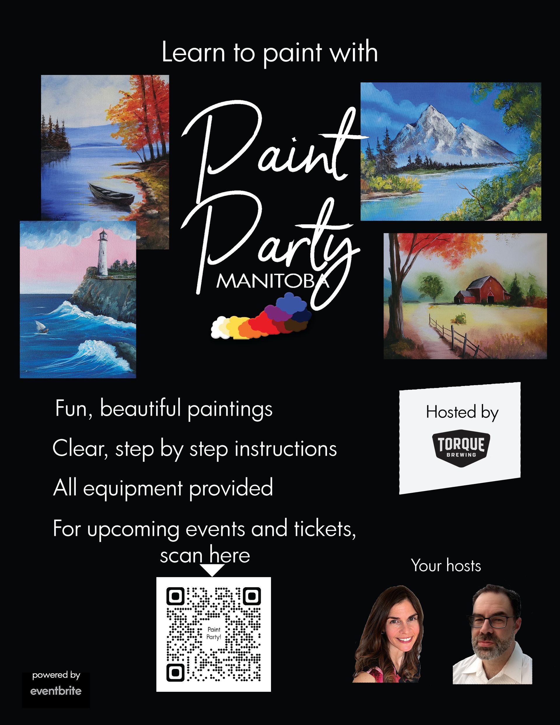 paint party poster