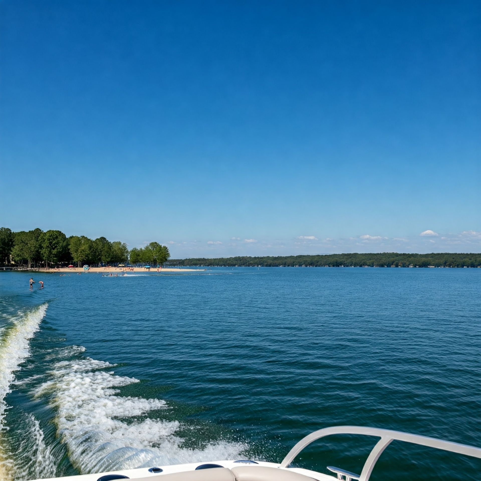 boat on lake norman in huntersville nc