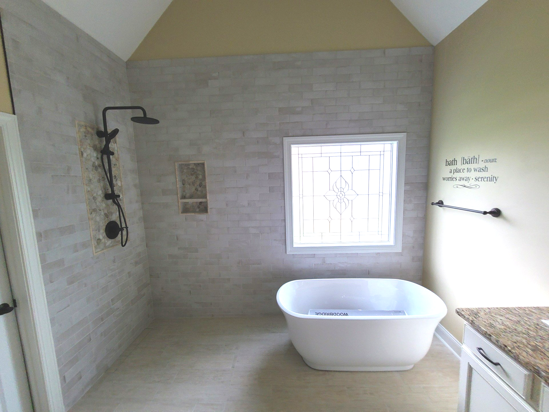 Bathroom Tiles — Forest, VA — Straight Line Painting & Tile Inc.