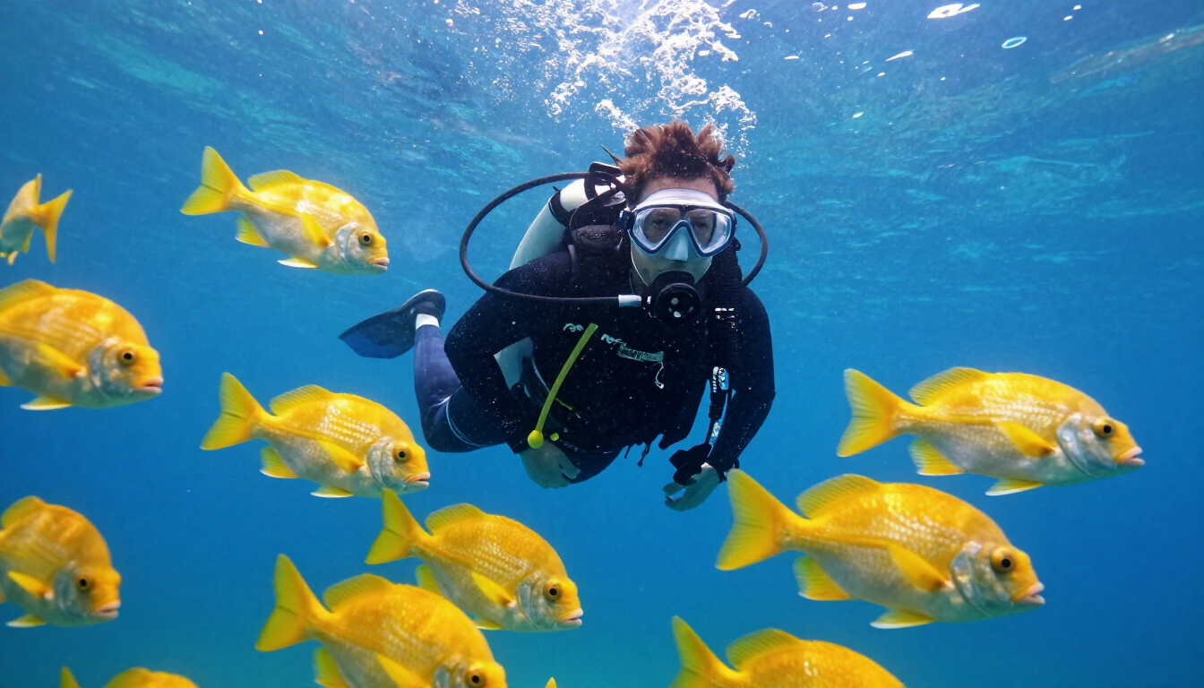 Scuba Diver in Sodwana
