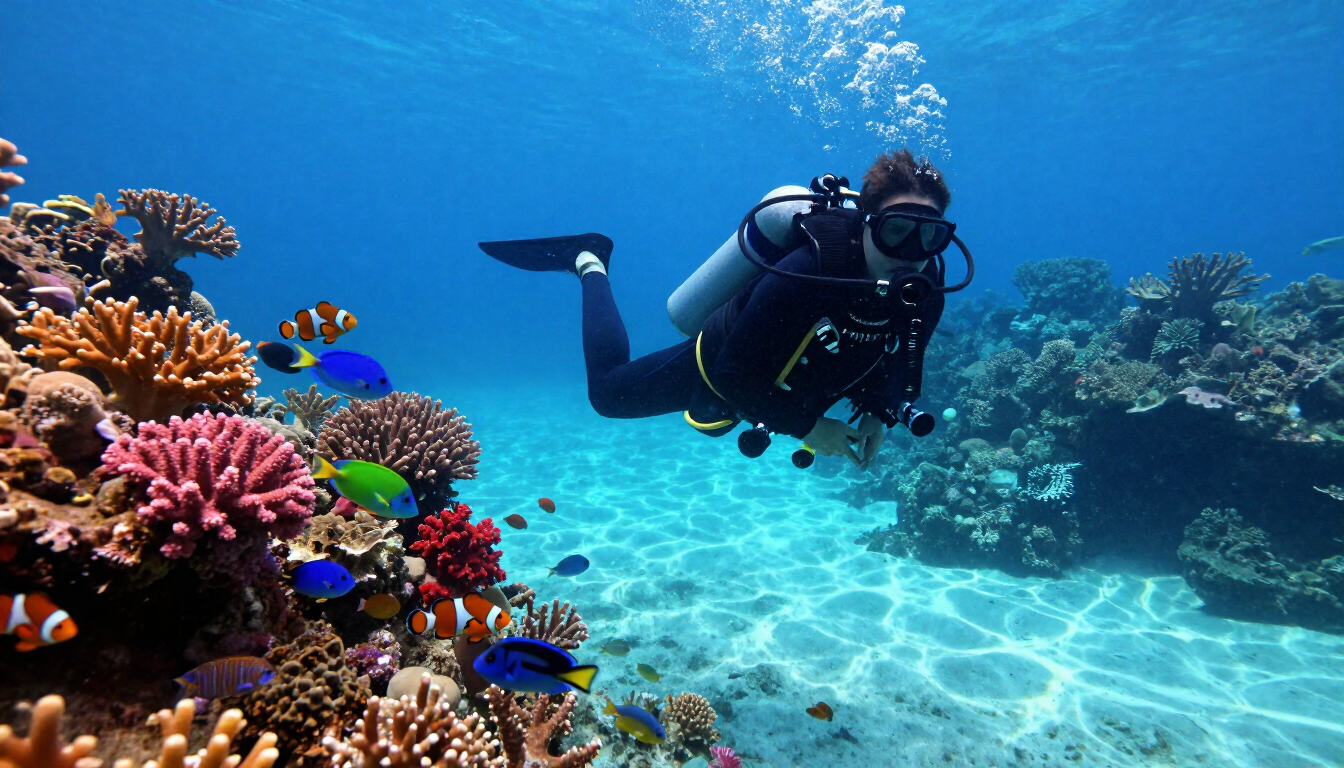 Scuba Diver Exploration