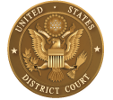 The seal of the united states district court