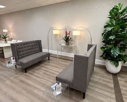 Shared lounge with comfortable seating