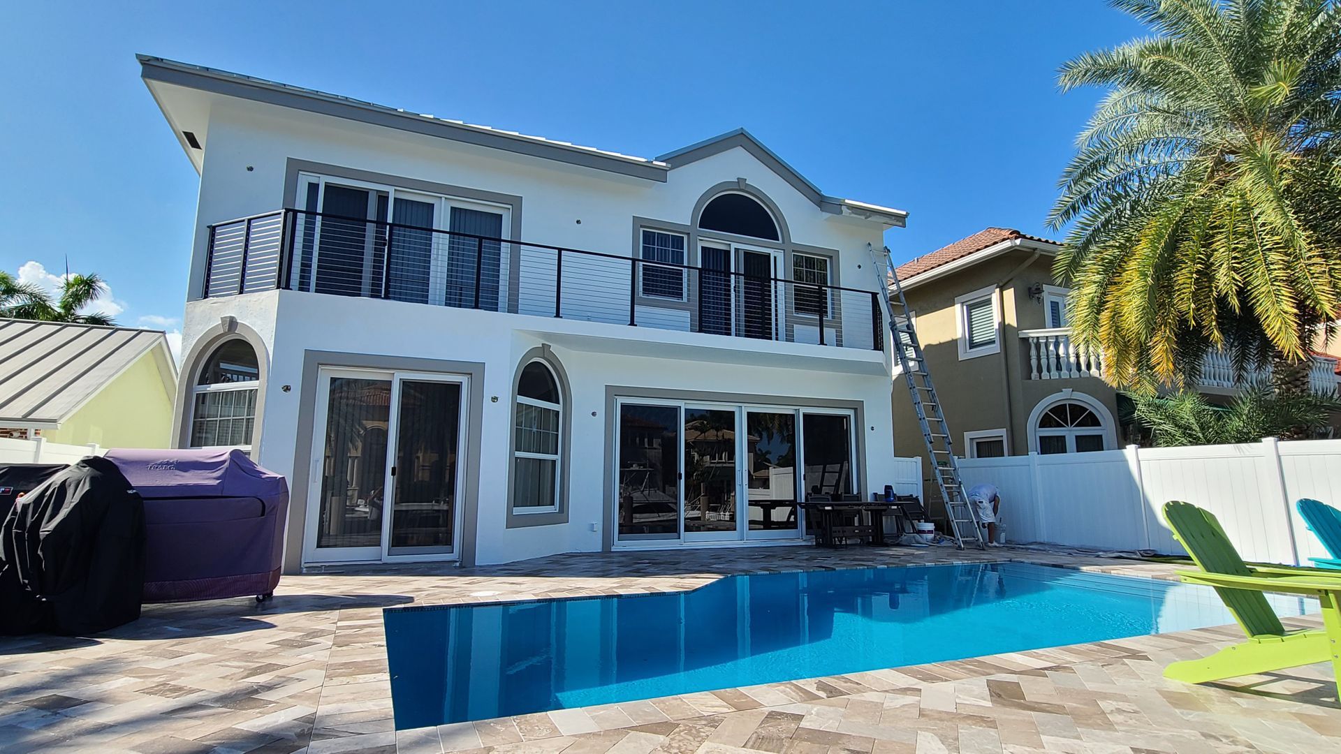 exterior house painting in aventura