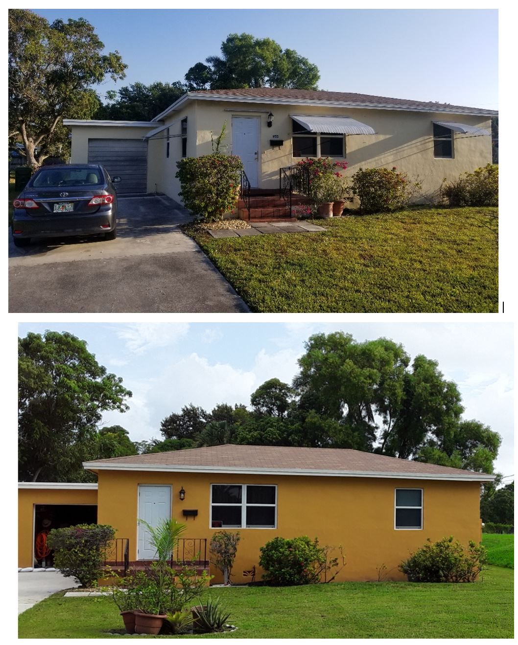 exterior house painting in plantation