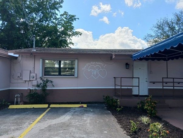 mural and faux painting in sunrise