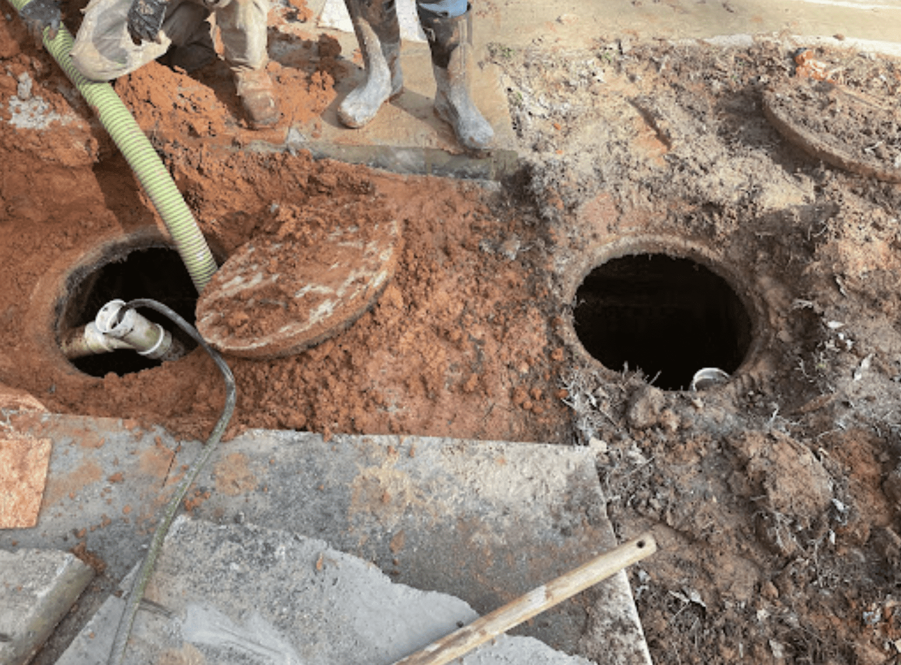 Commercial septic service