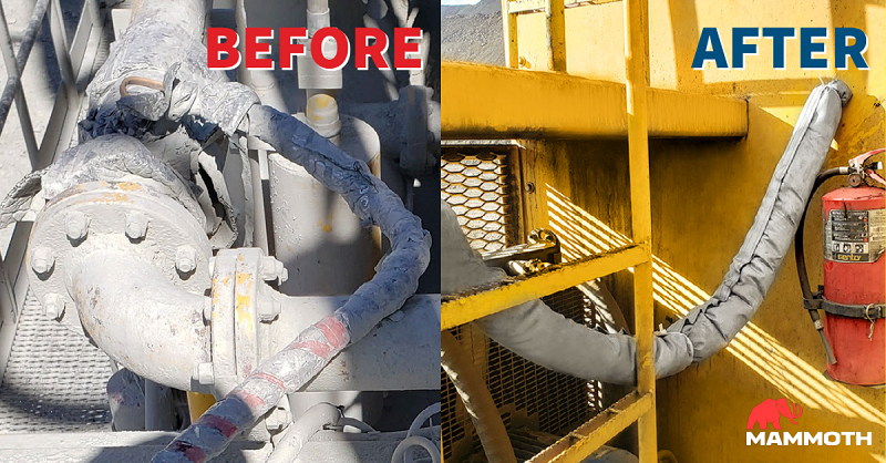 Frozen water pipe solution for equipment