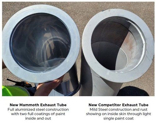 Zero diesel particulate filters for mining equipment