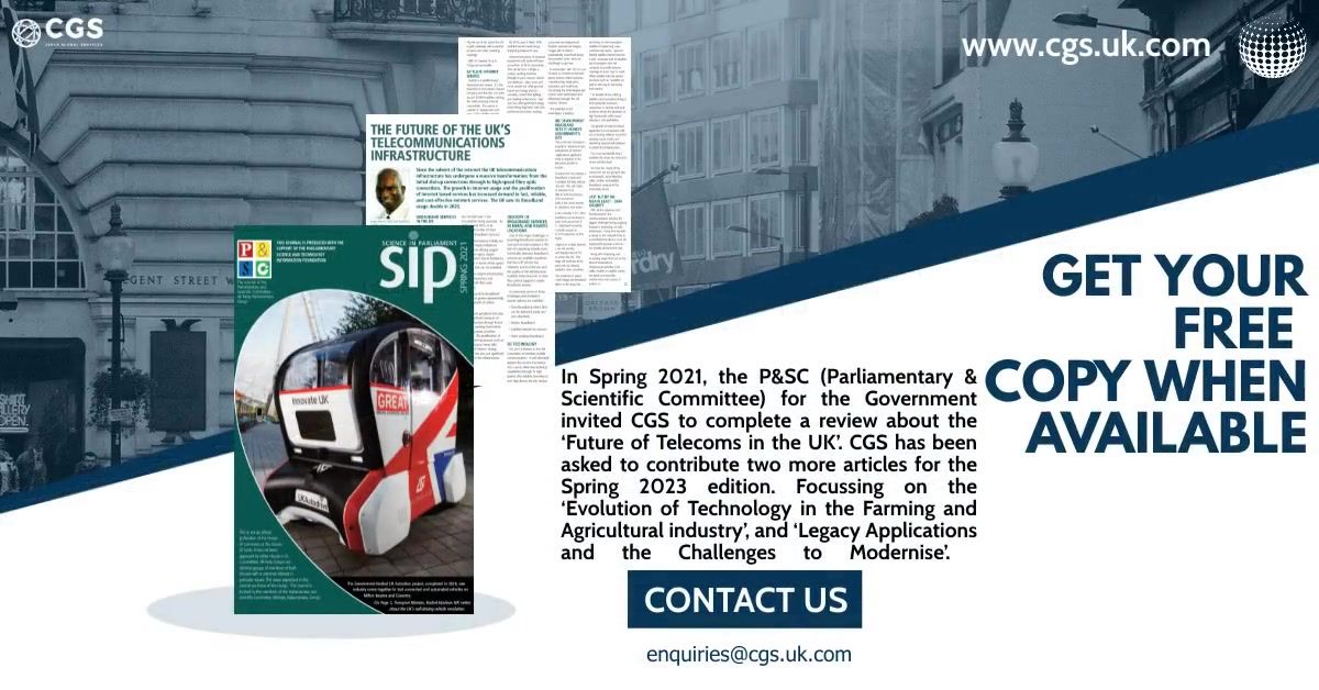 CGS to publish article in the P&SC