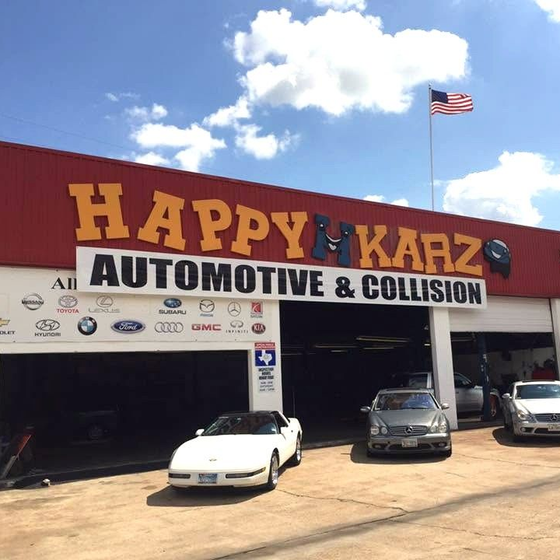 Front of Happy H Karz in Houston, TX
