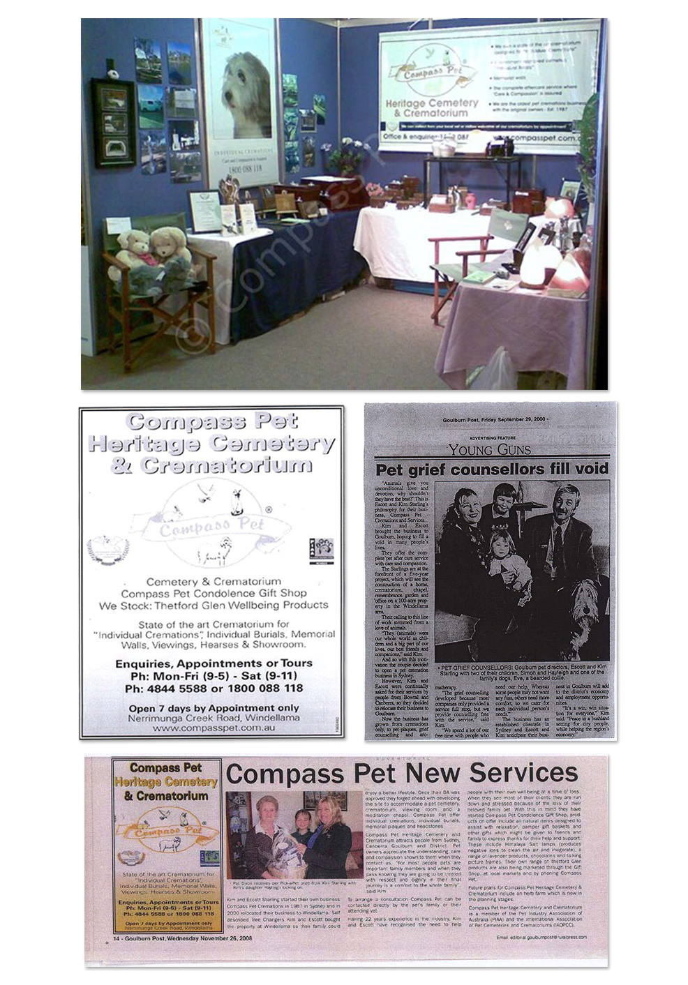 List of Ads - Sydney, NSW - Compass Pet Heritage Cemetery & Crematorium
