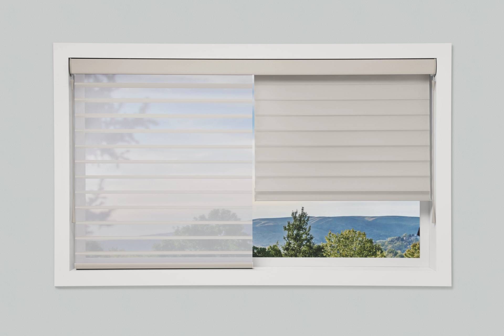 A close-up shot of Hunter Douglas Silhouette® Sheer Shades near Wichita, Kansas