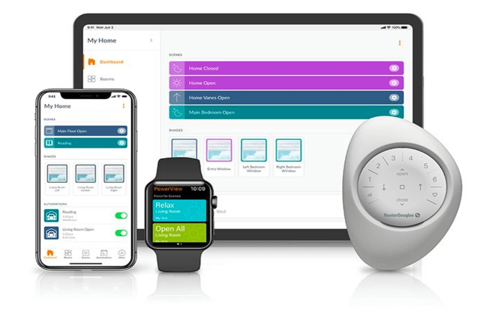 Different control systems for Hunter Douglas PowerView® Automation near Wichita, Kansas