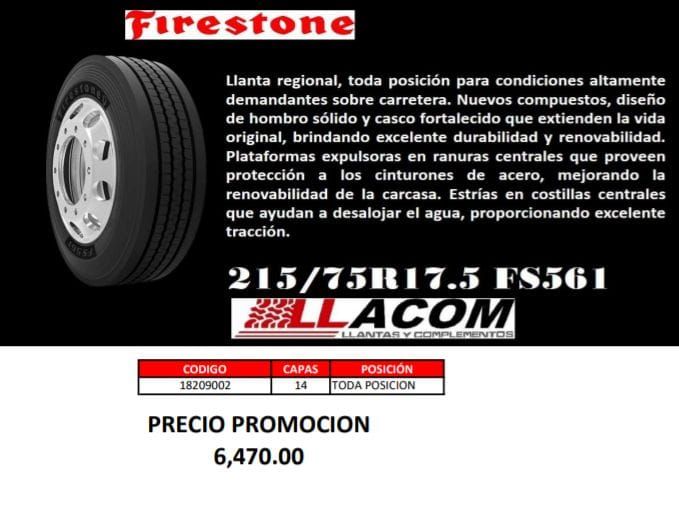 215/75R17.5 FS561