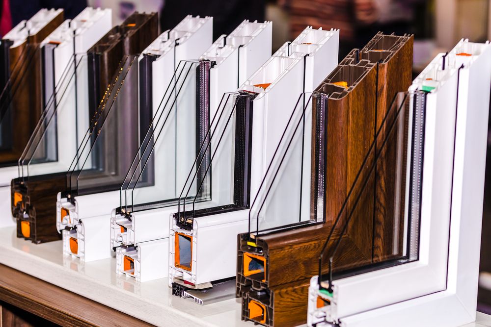 There Are Many Different Types Of Windows On Display On A Table — New England Glass & Aluminium In Narrabri, NSW