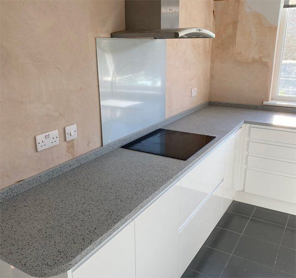 clean kitchen with cooker