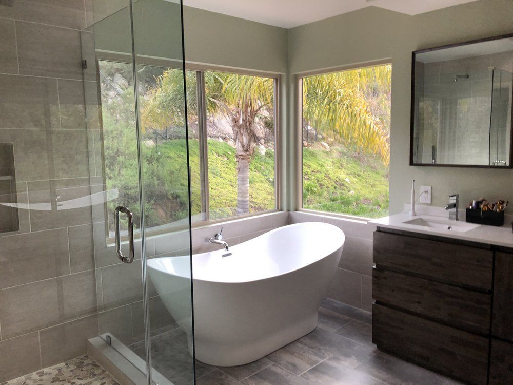 Image of bathroom renovated by Gary Faith Construction