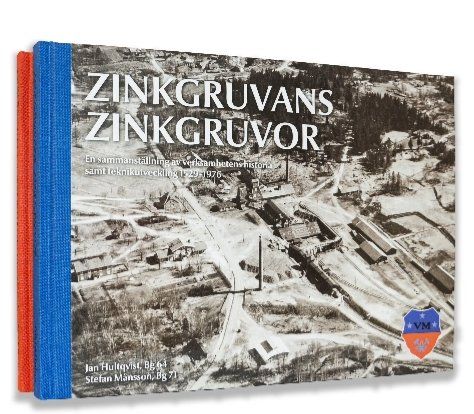 Omslag på de två volymerna Zinkgruvans Zinkgruvor