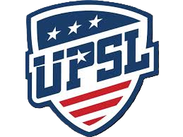 UPSL logo: a blue and white shield with three stars, red and white stripes, and