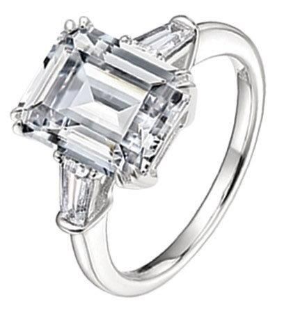 3 Carat Emerald Cut Diamond Ring