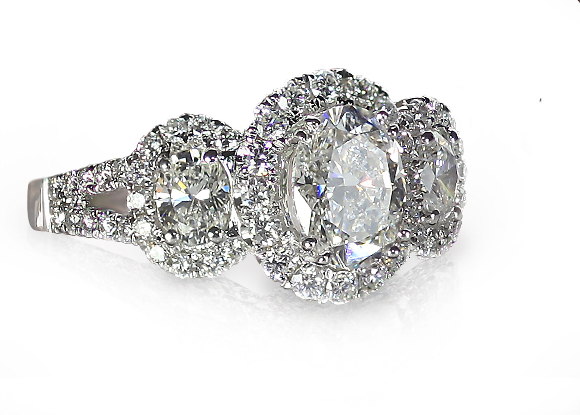6ct 3 Stone Diamond Ring