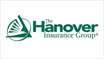 The Hanover Insurance Group logo in green with a sailboat icon