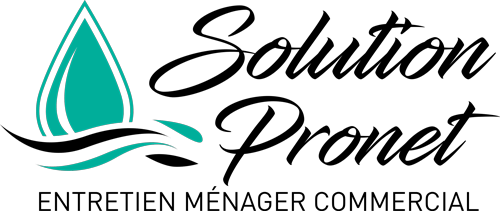 A logo for a company called solution pronet.