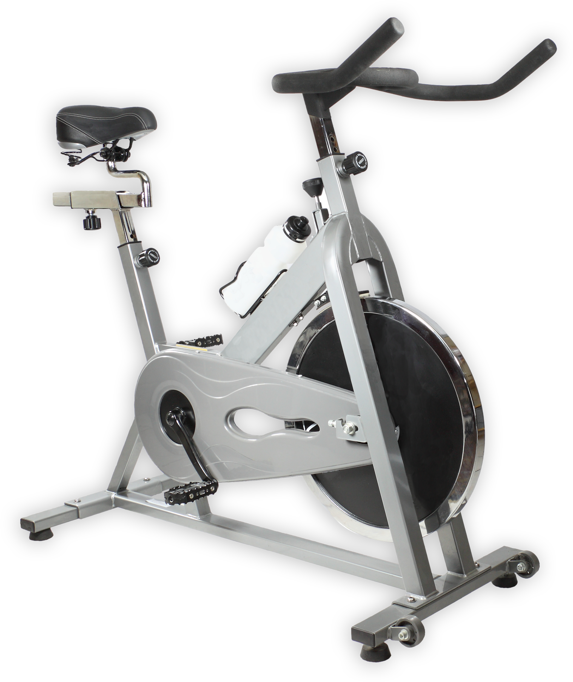 Exercise Bicycle Isolated on White