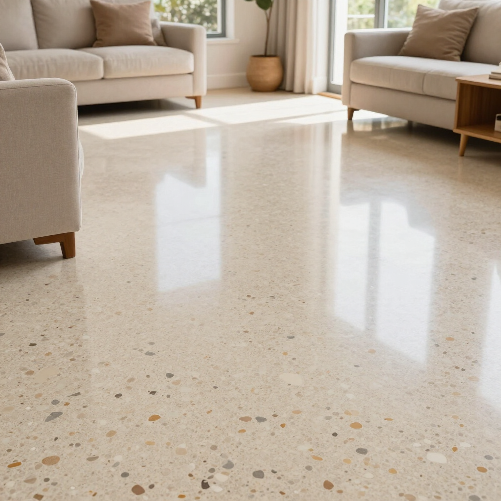Terrazzo polishing Largo &mdash; full room finished floor
