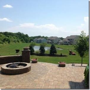 Wide Patio with Landscape —  Medina, OH — Nature's Lawn-N-Shrub