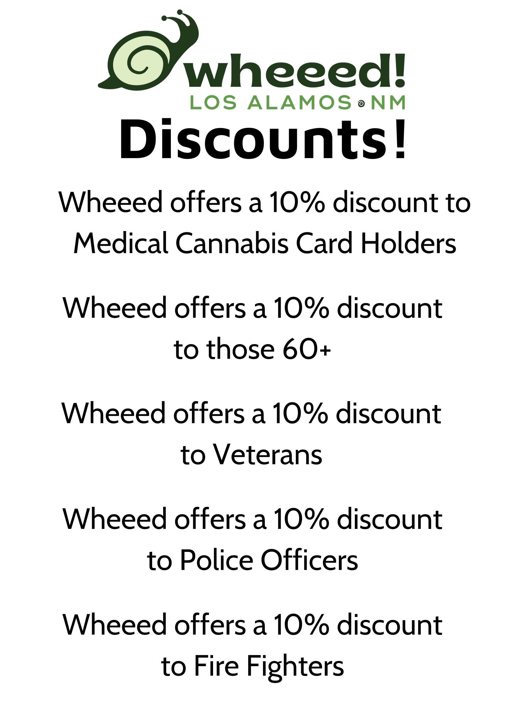 Permanent discounts