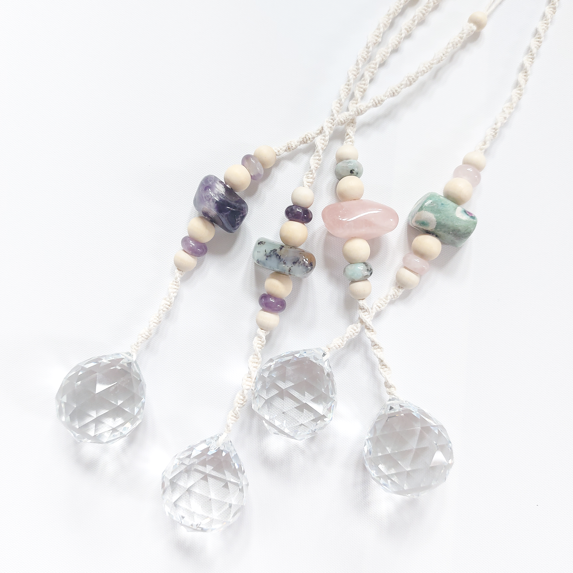 Makramee Suncatcher Drop by Nordfische