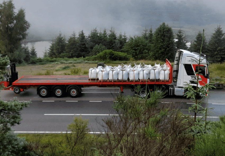 45ft artic Moffett mounted vehicle